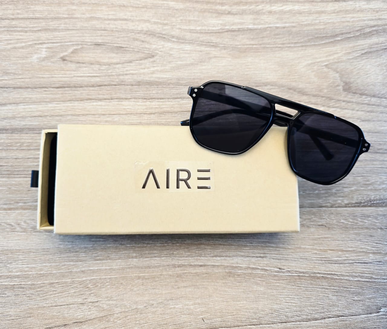 Lentes de Sol estilo Aviador Retro Unisex Negro