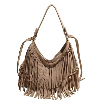 Bolso Cruzado con Flecos