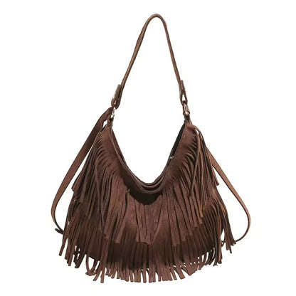Bolso Cruzado con Flecos