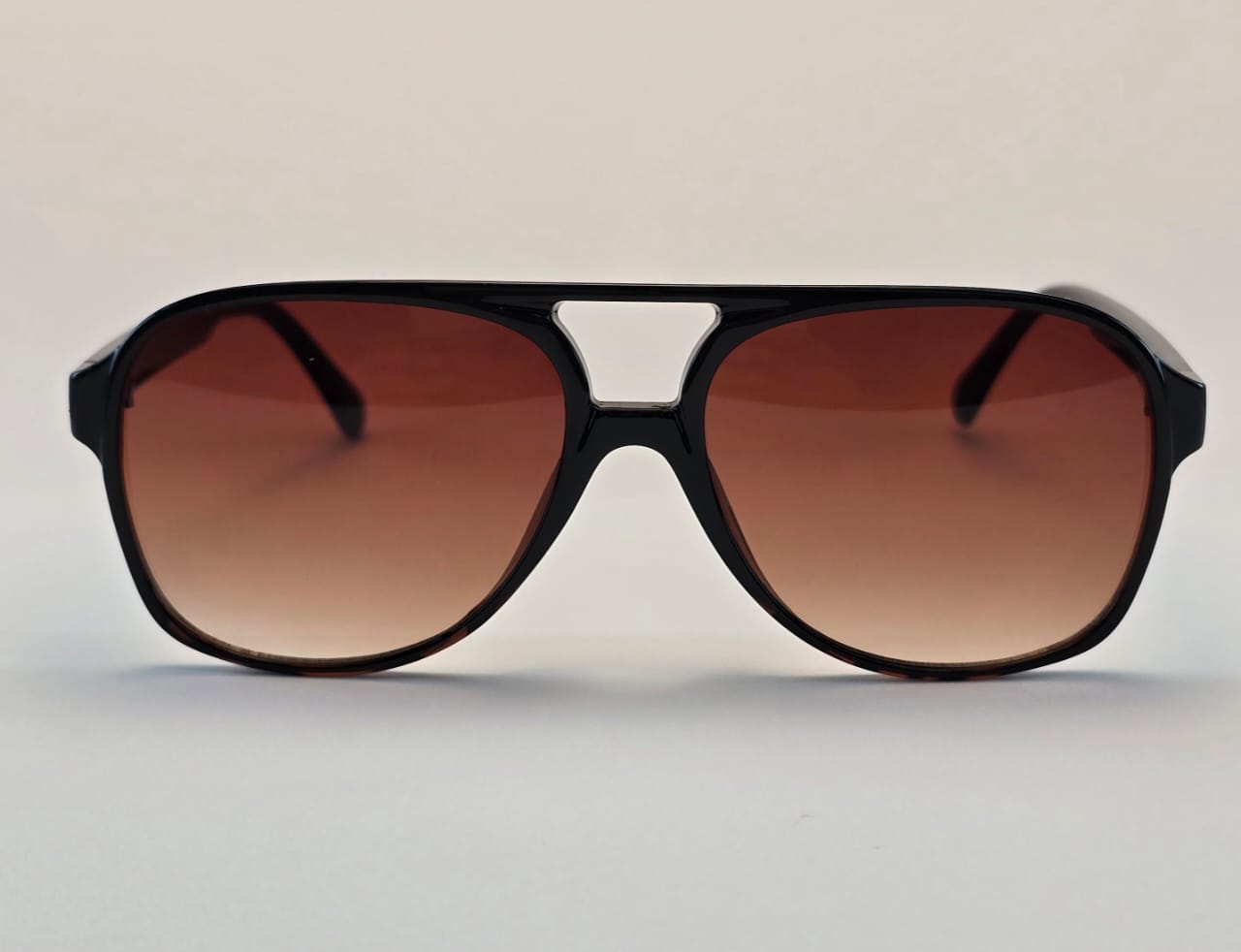 Lentes de Sol estilo Aviador Retro Unisex Leopard Café