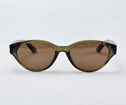 Lentes de Sol Estilo Ojo de Gato Verde