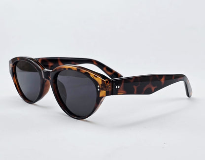 Lentes de Sol Estilo Ojo de Gato Tortuga Carey