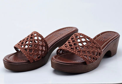 Gladys slide Tan