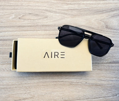 Lentes de Sol estilo Aviador Retro Unisex Negro
