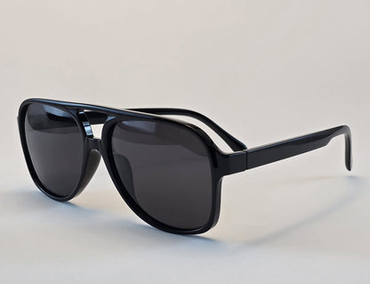 Lentes de Sol estilo Aviador Retro Unisex Negro