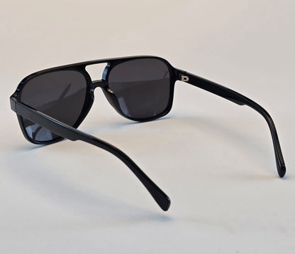 Lentes de Sol estilo Aviador Retro Unisex Negro