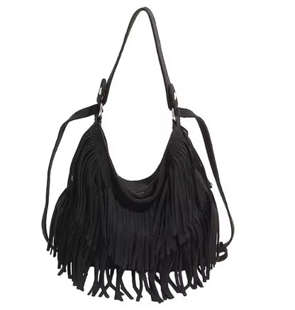 Bolso Cruzado con Flecos
